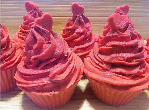 Strawberry Cream Cupcake Soap