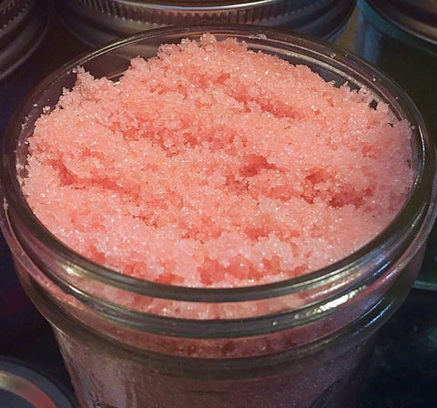 Vanilla Pink Sugar Organic Sugar Scrub