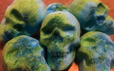 Mermaid Lagoon Bath Bomb Skull